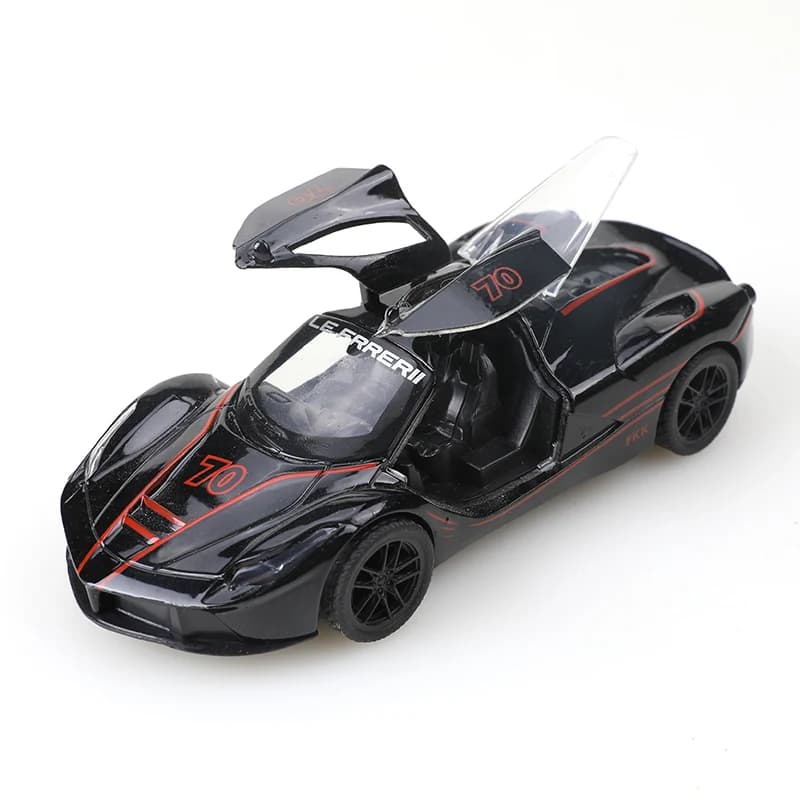 Modèle de voiture en alliage 1:36 LaFerrari, voiture de course à rétrofriction, jouet de collection 