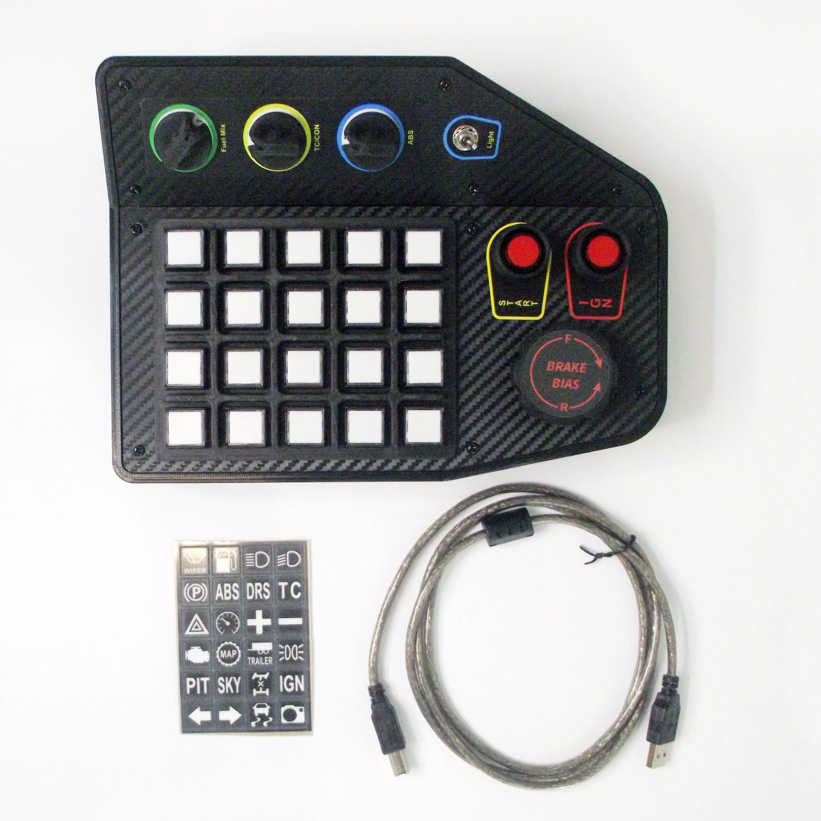 Boîte de commande centrale multifonction pour jeux de course sur PC, sans pilote, Plug & Play pour E