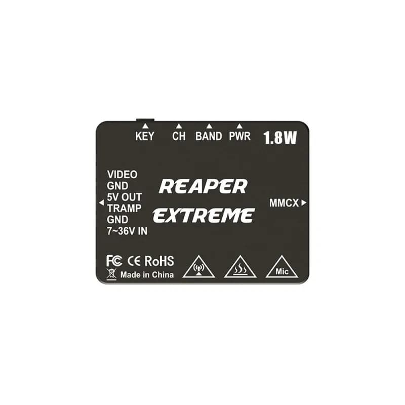 Foxeer 5.8G Reaper Extreme 3W 80CH 25mW 200mW 500mW 1.5W 3W VTX réglable pour FPV longue portée
