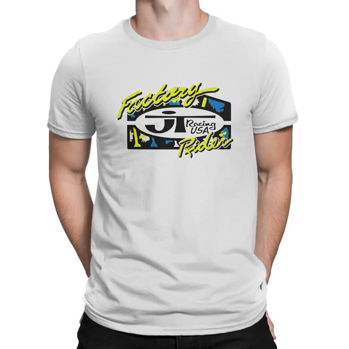T-Shirt à Manches Courtes et Col Rond pour Homme, Vêtement en Coton Imconciliation ant, Conducteur d