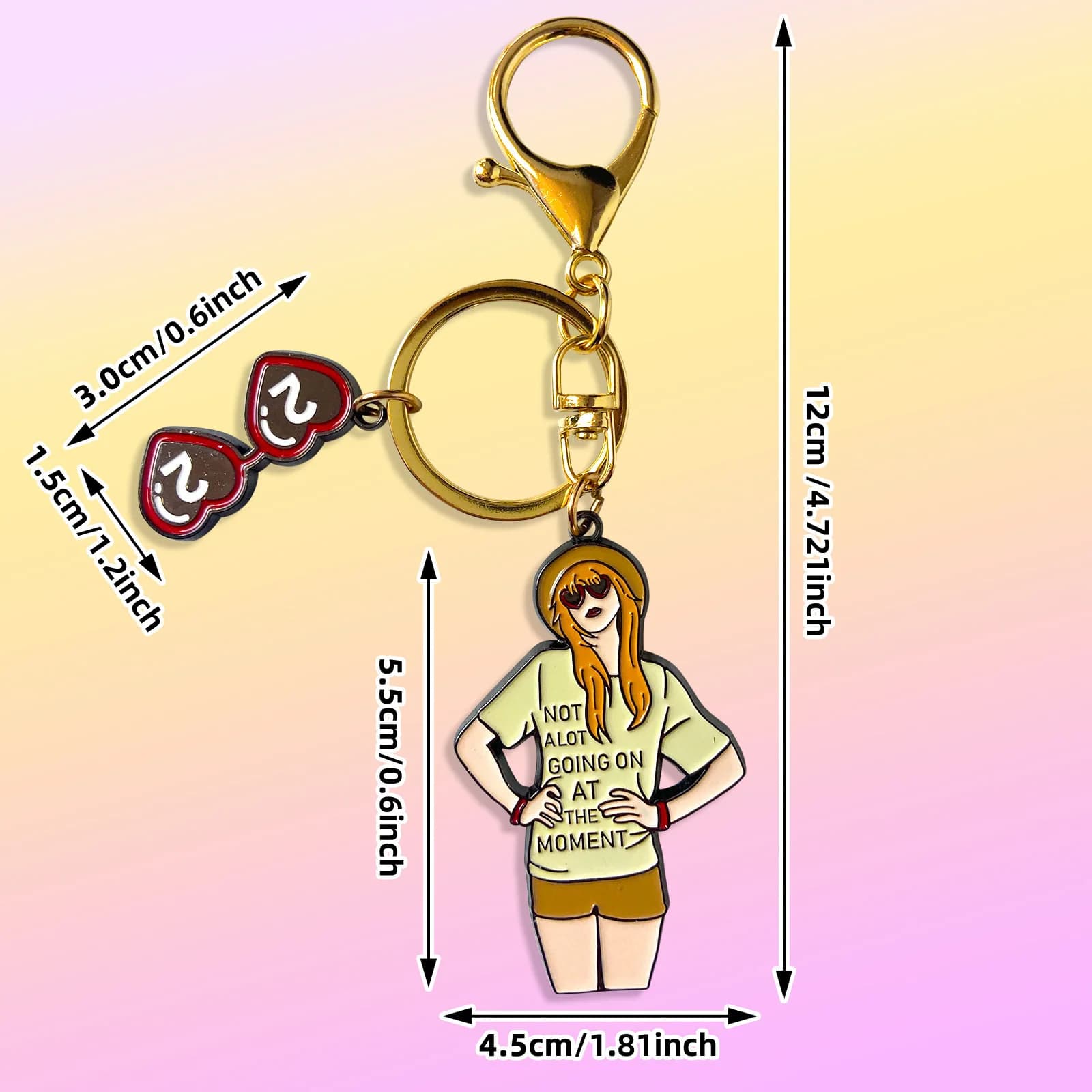 Taylor Swift porte-clés belle 1989 Rock Girl métal guitare pendentif Fans Collection pour hommes fem