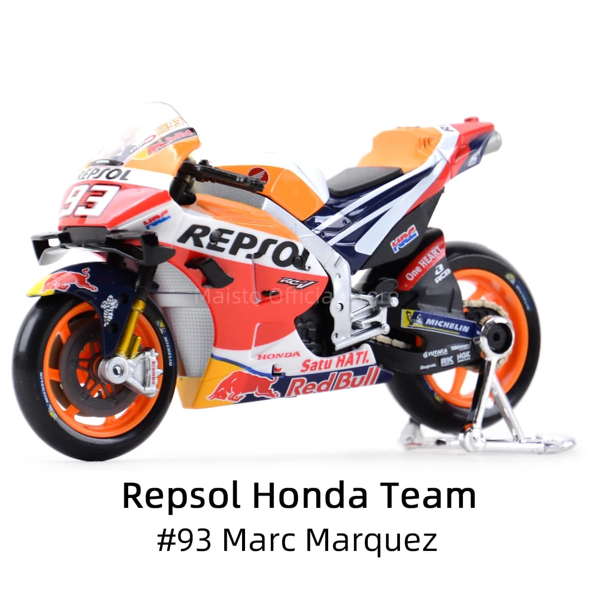 Maisto 1:18 2021 GP Racing Repsol Honda Team véhicules moulés sous pression modèle de moto à collect