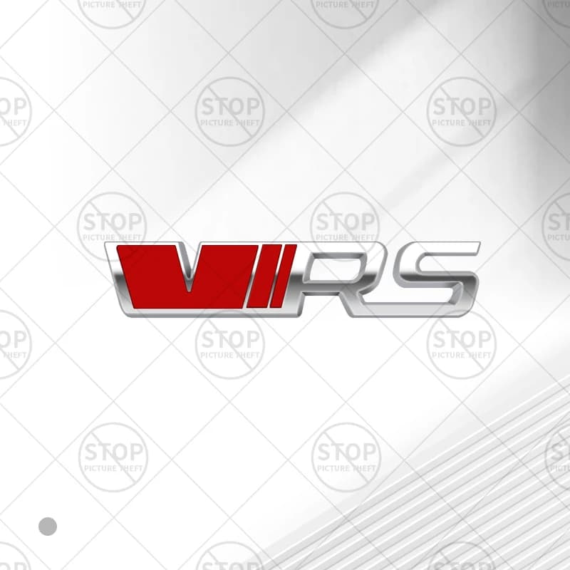 Autocollant de volant intérieur de voiture avec Logo VRS, Badge de décoration de Console centrale po
