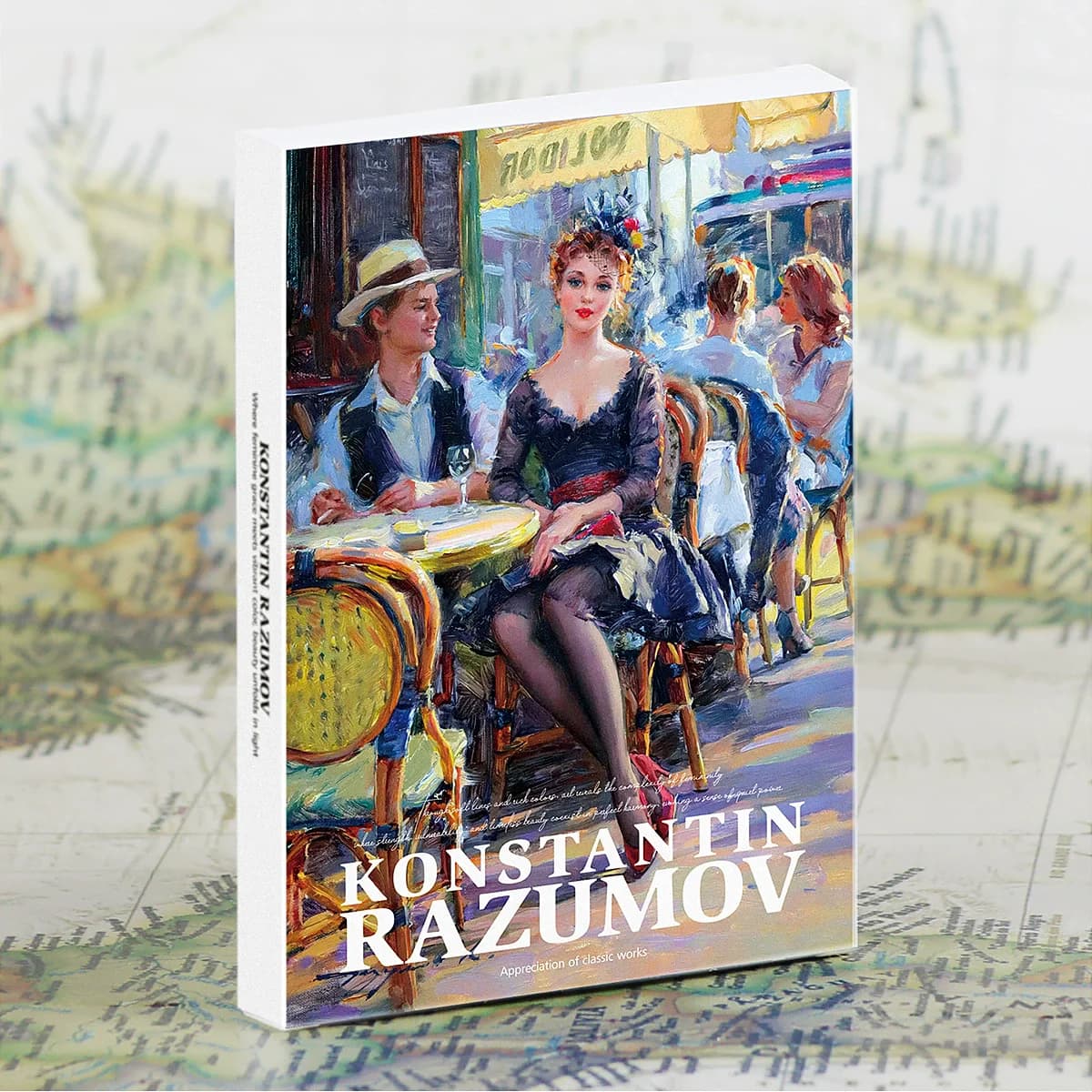 Lot de 30 cartes postales d'art du peintre russe Konstantin Razumov - Impressions classiques de pein