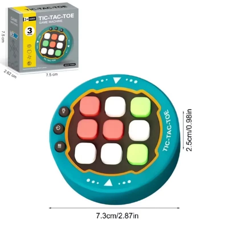 Tic Tac Toe échiquier électronique pour enfants jeu de stratégie interactif avec Mode d'apprentissag