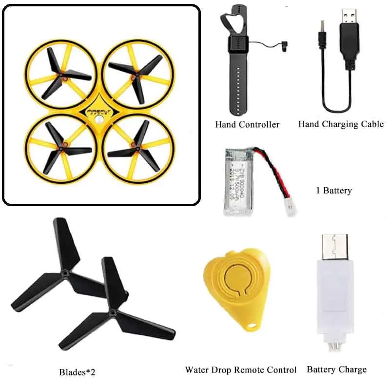 Gesto volant Mini Drone RC Drone montre dron induction Interactive RC quadrirotor montre intelligent