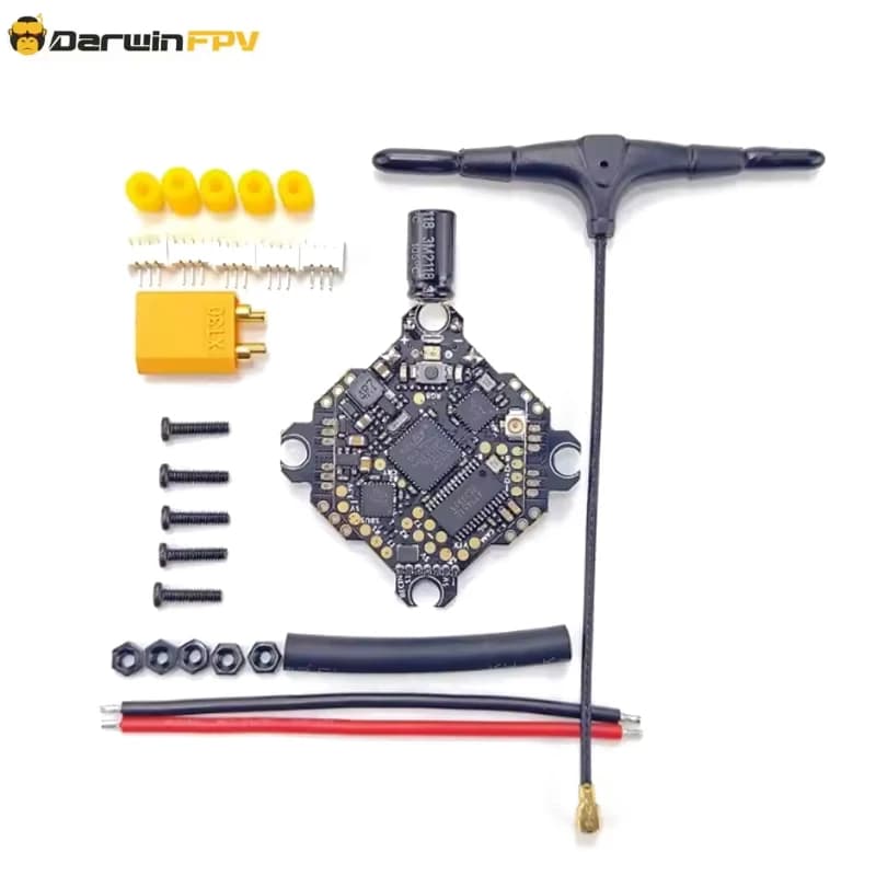 Contrôleur de vol DarwinFPV F411 ELRS AIO Whoop Blheli_S Betaflight F4 15A OSD BEC BL_S 1-3S 4-en-1 