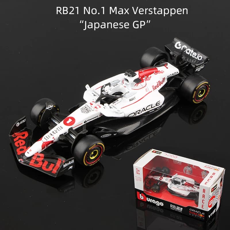 Bburago 1:43 2025 F1 modèle de voiture en alliage formule course jouet moulé sous pression SF25 RB21