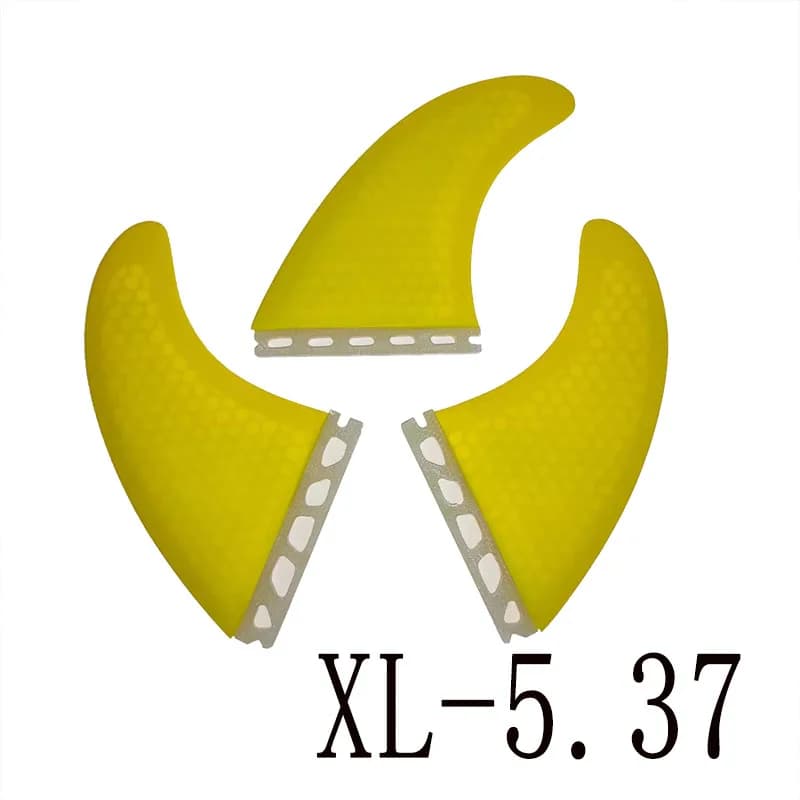 XL 5.37 pouces grande taille trois palmes un ensemble BiLong FUT planche de Surf Fin Quilhas Surf pa