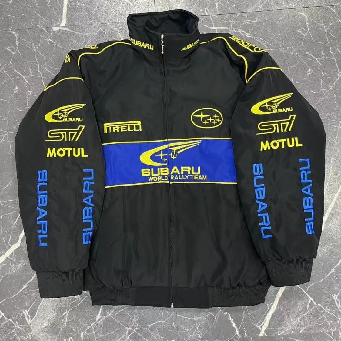Veste de course brodée pour Subaru F1, veste de cyclisme à manches longues pour hommes et femmes, en
