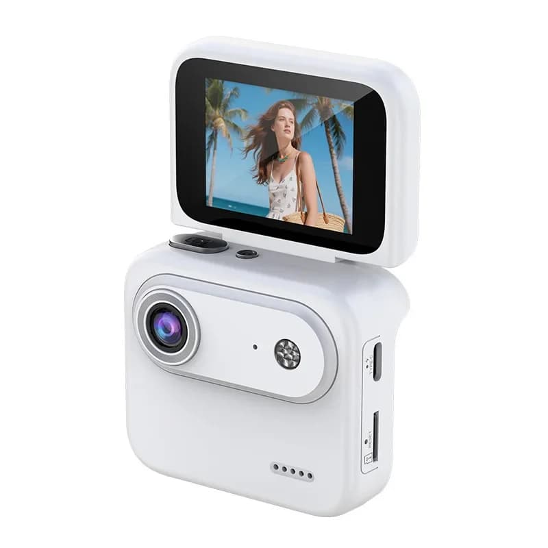 Caméra d'action Y360 avec écran rabattable, enregistrement Ultra HD 4K, stabilisation d'image prête 