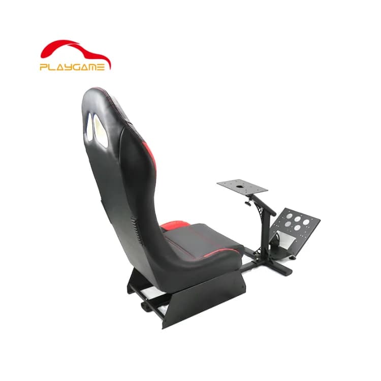 Siège de course pour simulateur de conduite avec logo personnalisé, compatible Thrustmaster T150RS T