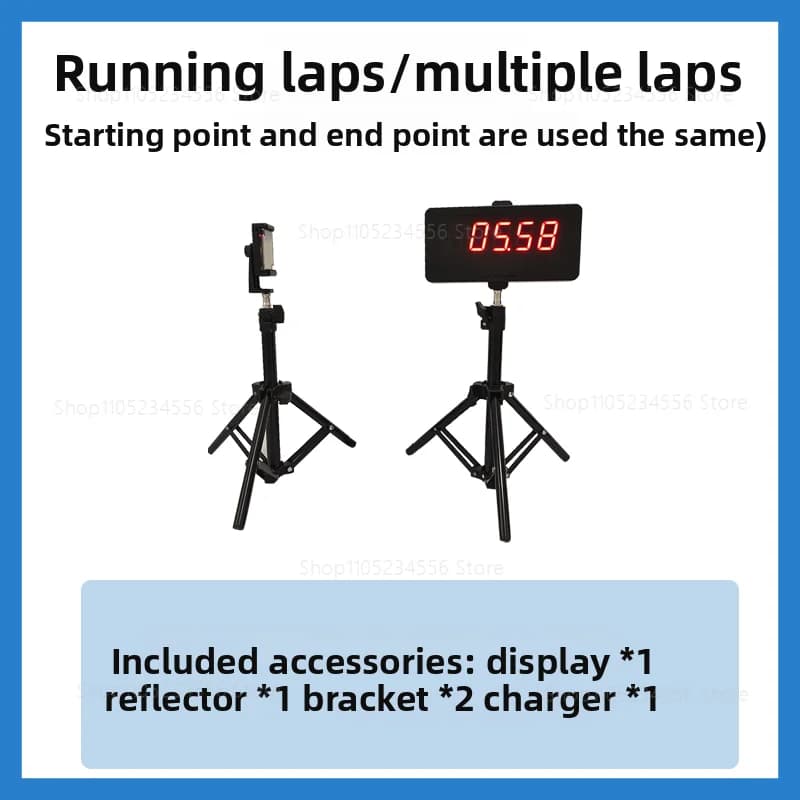 Chronomètre laser pour slalom de vitesse, sprint, portail roulant, course multi-coups, chronomètre d
