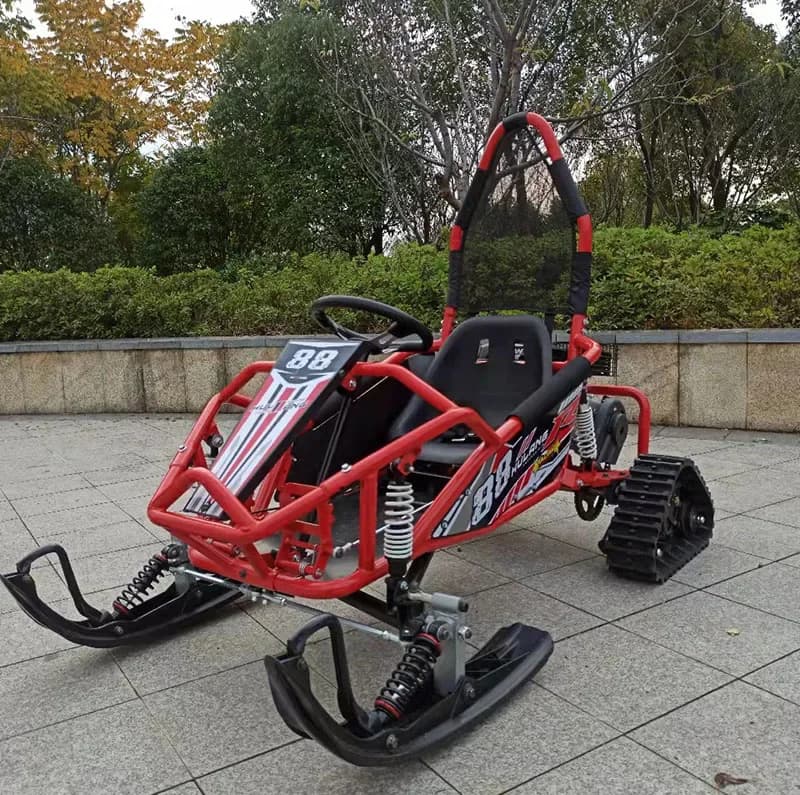 Motoneige 168cc 150cc, scooter à neige, transmission par chaîne, sports d'hiver, mini-motoneige pour