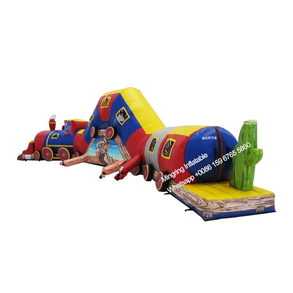 Tunnel gonflable de course, parcours d'obstacles, jeu de labyrinthe