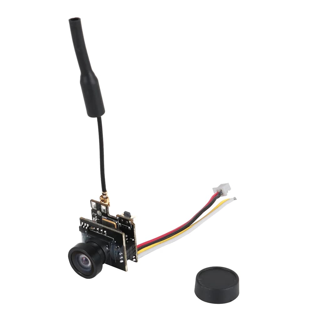 Caméra FPV Micro RC 5.8G 25MW 40CH 800TVL avec émetteur LST-S2+ et OSD pour pièces de drone de course