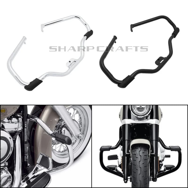 Pour '18-21 Harley Softail Fat Boy 114 Heritage Classic Sport Glide Slim Breakout Street Bob Low Rider autoroute moteur Crash Bar