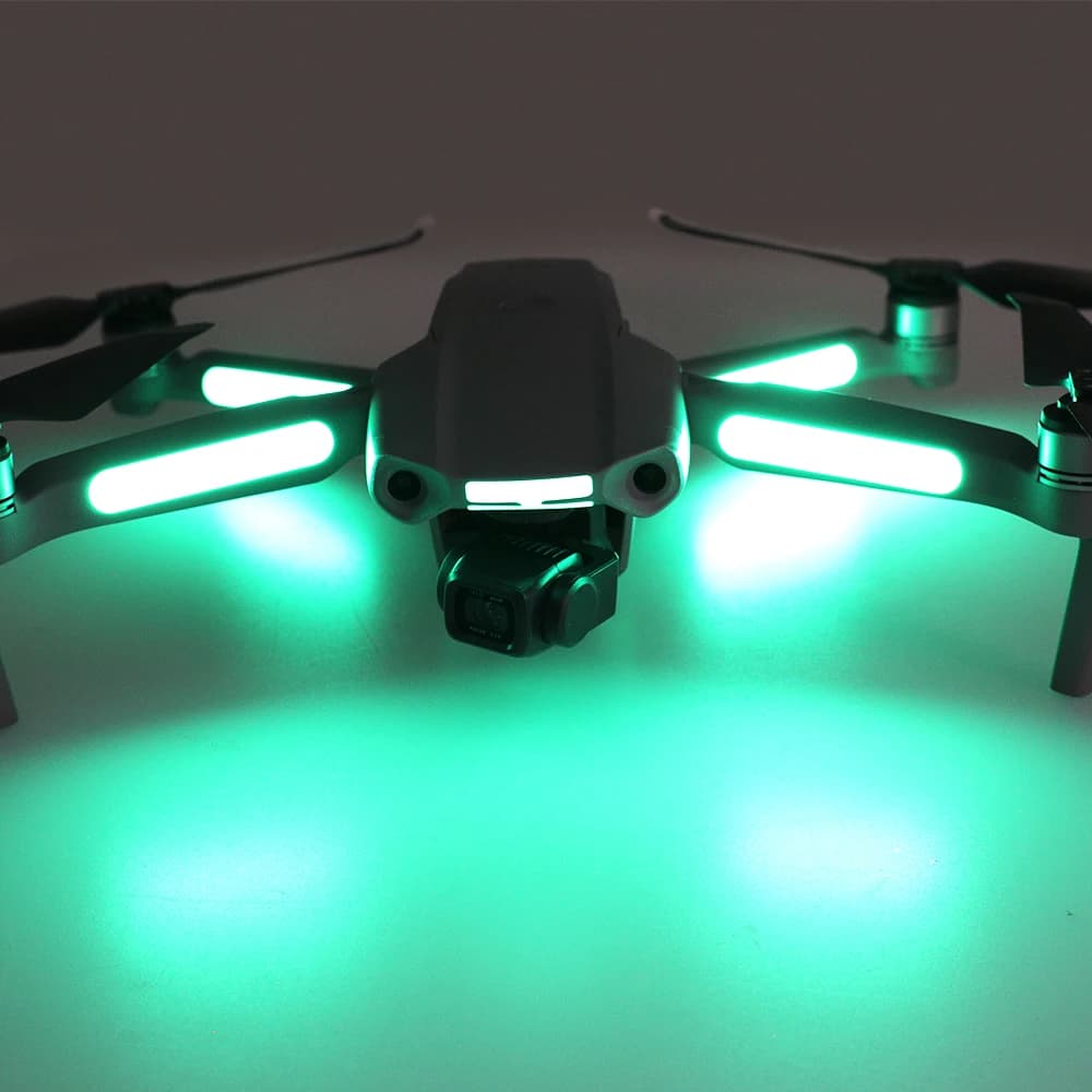 Autocollants lumineux universels pour drones DJI Lito 1/X1/Neo 2/Neo/Mini 3 4 5Pro/Air 3, autocollants phosphorescents pour vol de nuit