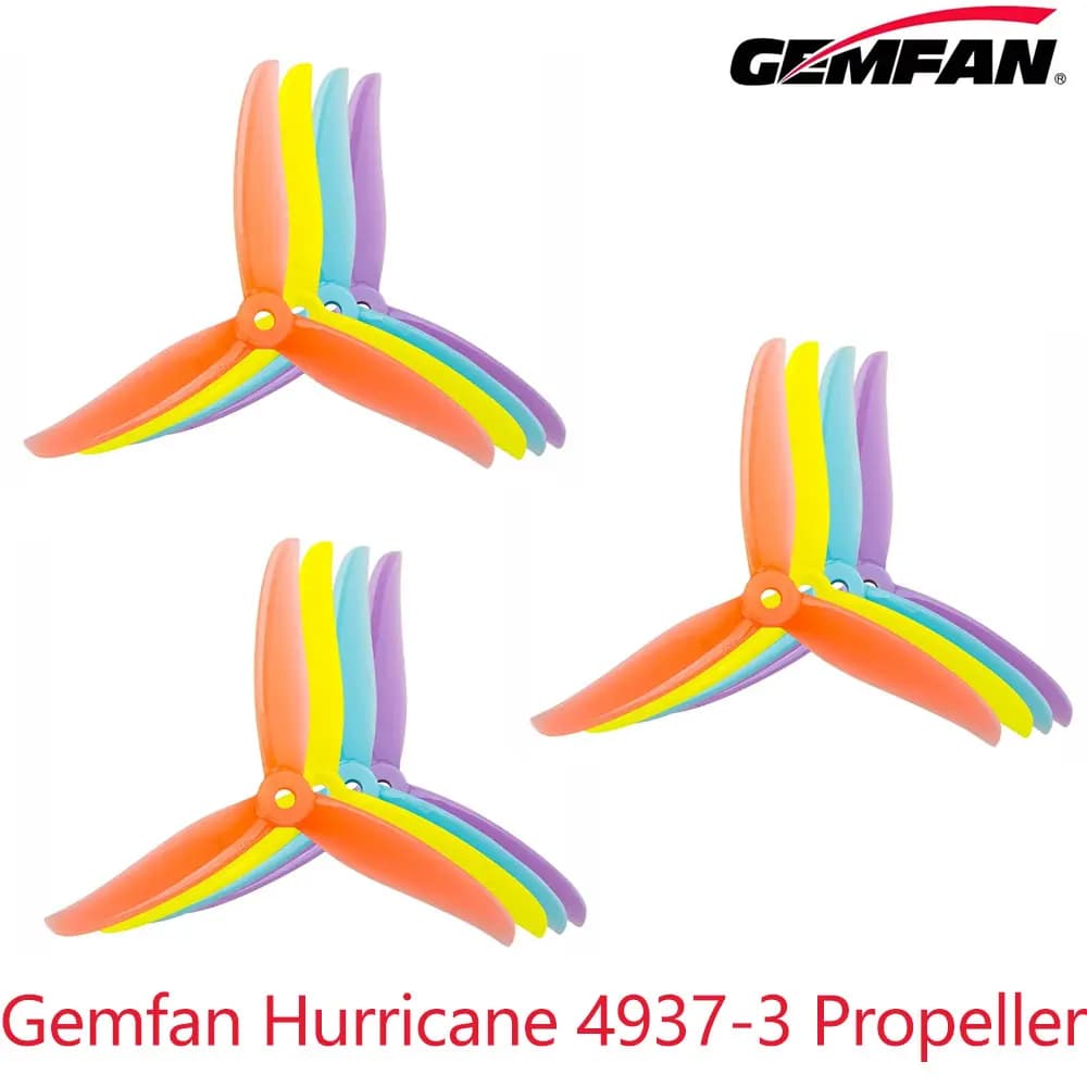 2 paires d'hélices à trois pales Hurricane 4937-3