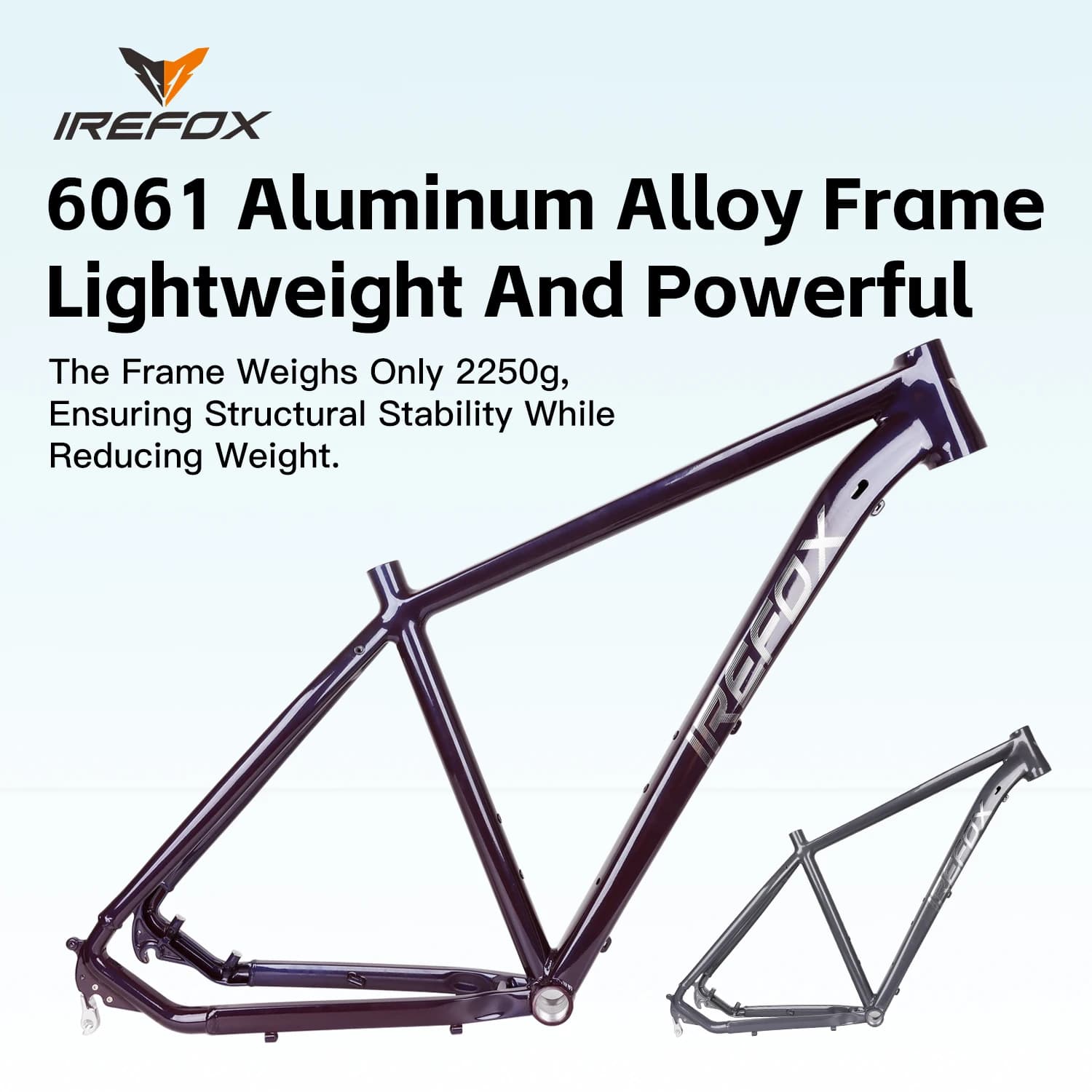 Cadre IREFOX XC 29 pouces cadre rigide vtt 135x10mm QR 17 pouces 19 pouces VTT frein à disque 6061 cadre de vélo en alliage d'aluminium