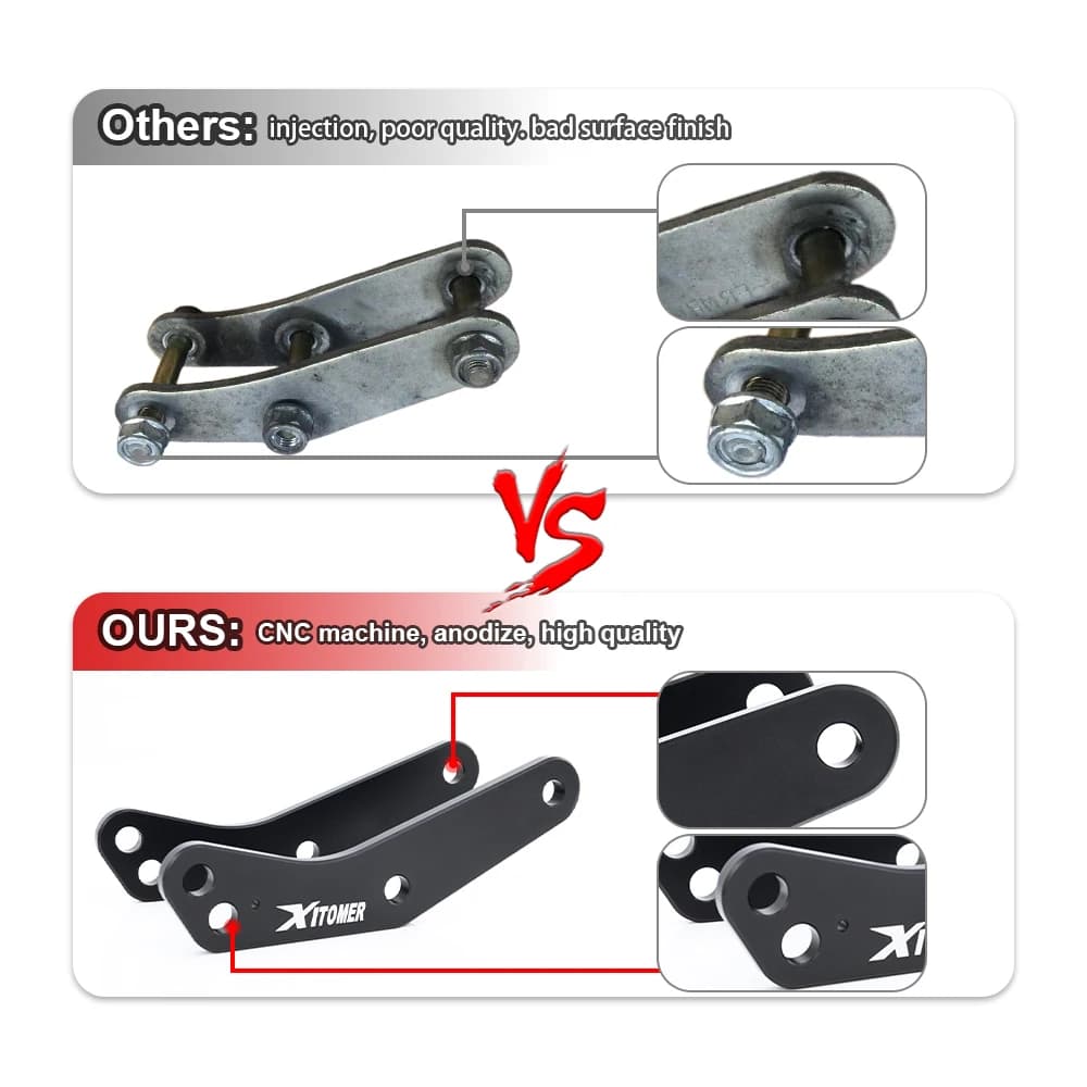 Kit de liens de réduction de hauteur pour moto, levier de suspension arrière, modèle CBR 600 CBR600 F4 F4i 1999-2006 CBR900RR 1998-1999 pour Honda