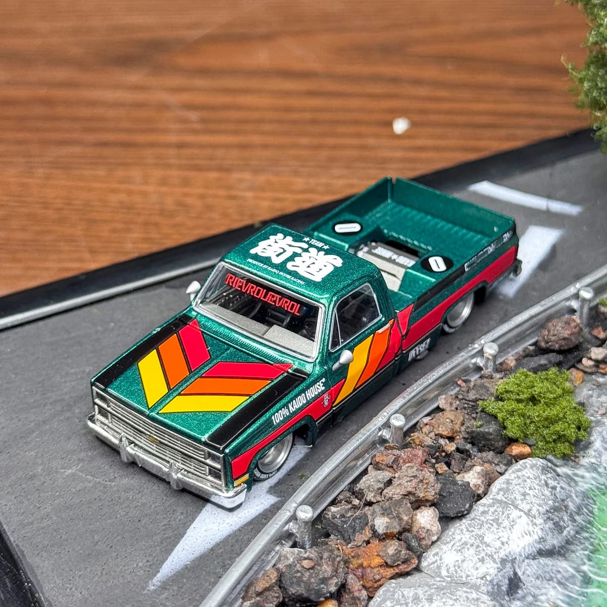 Kaido House + MINIGT 1:64 Silverado V3 modèles de voitures moulées sous pression