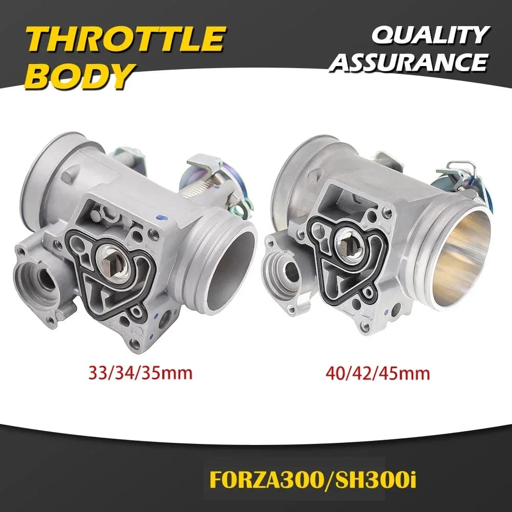 Corps d'accélérateur pour SH300i SH350i FORZA250 FORZA300 FORZA350 ADV300 ADV350 33mm 34mm 35mm 40mm 42mm 45mm