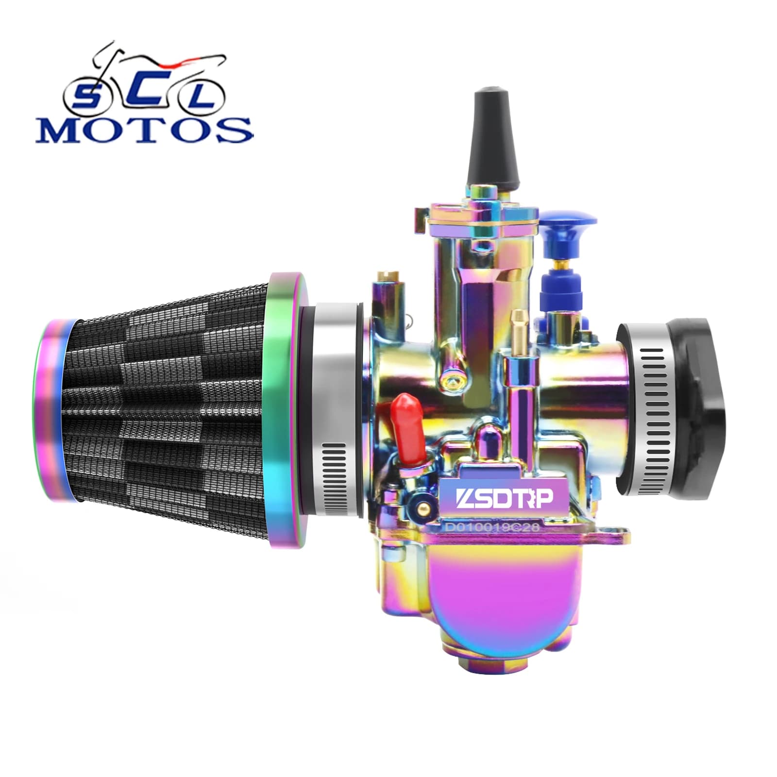 Sclmotos – carburateur coloré pour moto
