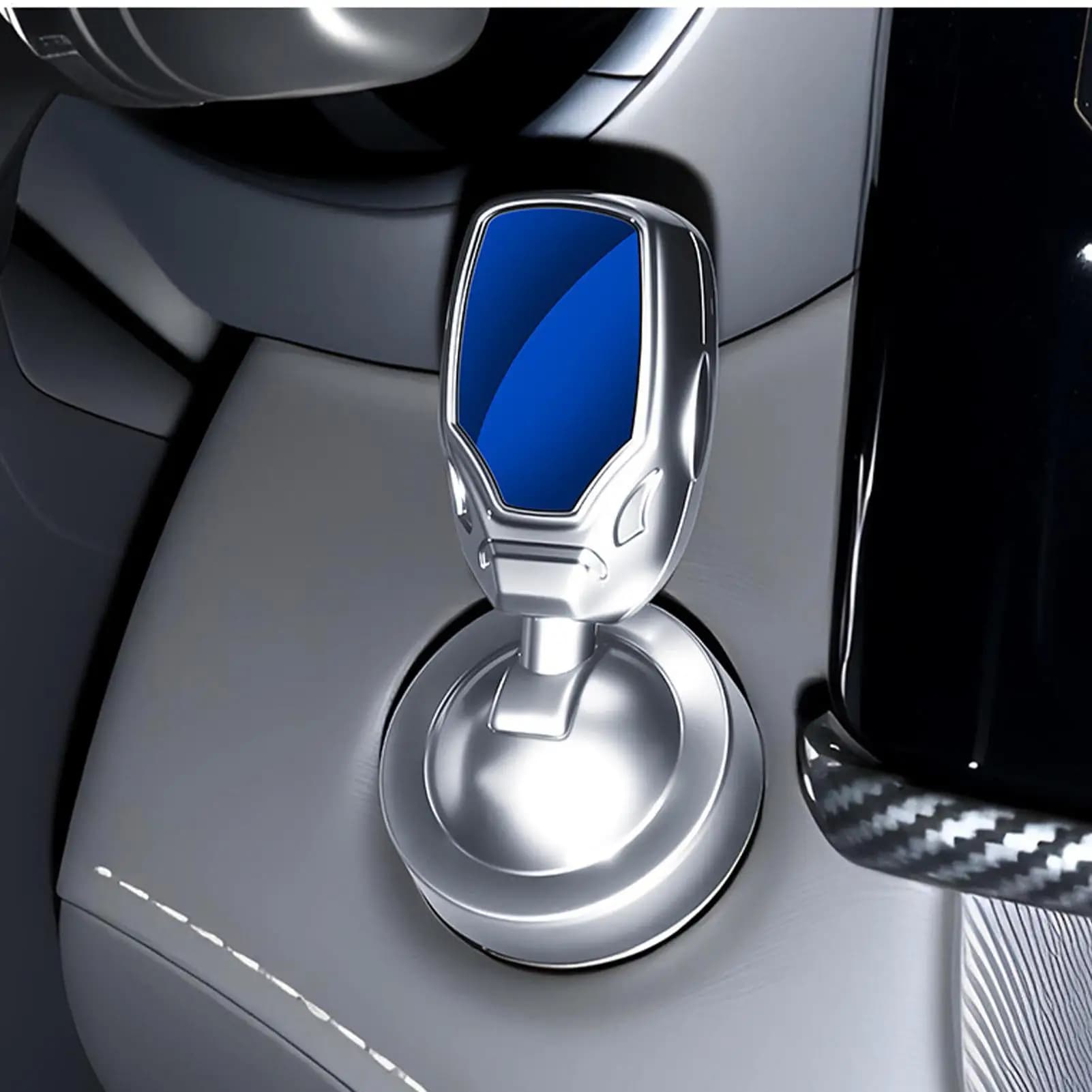 Bouton de démarrage Joystick Accessoires automobiles Joystick de démarrage à bouton-poussoir pour femmes, hommes, adultes, conducteurs, detailleurs, modificateurs, usage quotidien