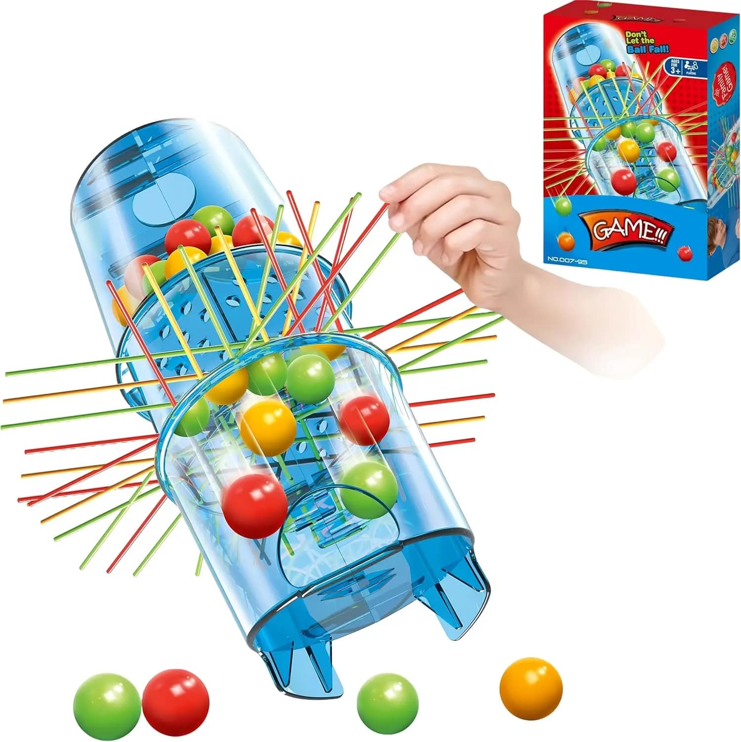 MAT'T-Jeu de société Let The Ball Fall pour la famille, jouet puzzle, 2-4 plus tard, coordination œil-main, moteur fin, pensée, fête, meilleur