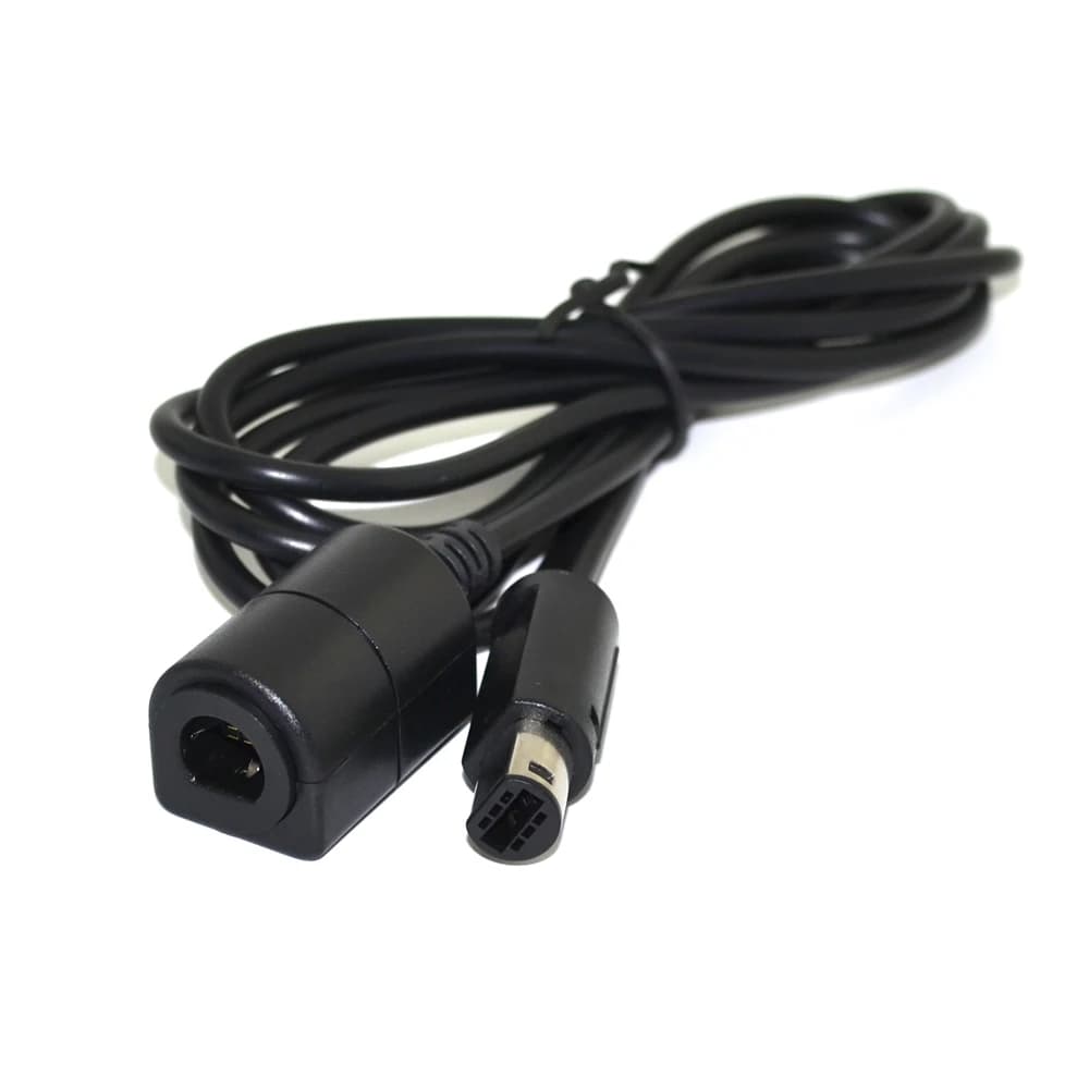 Câble d'extension noir pour manette de jeu Gamecube NGC, 1.8m