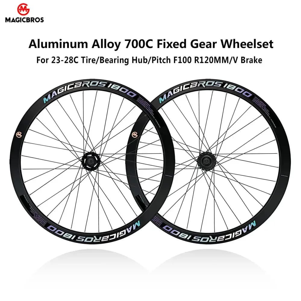 Jeu de roues MAGICBROS Fixie pour vélo de piste