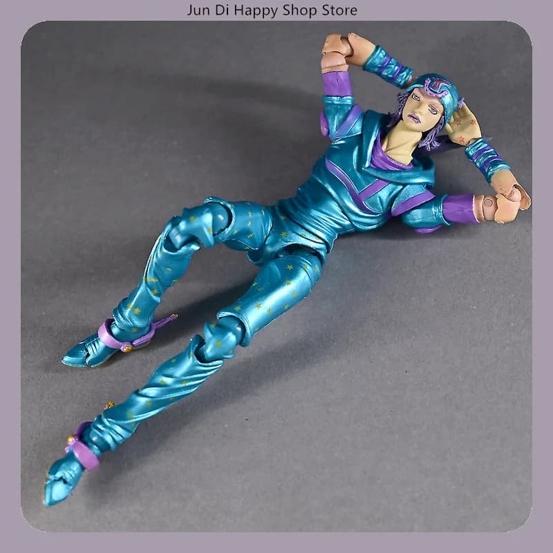 Aventure Bizarre de JoJo Jonathan Joestar boule d'acier course figurine articulée modèle Statue décoration à collectionner ornement jouet Gif