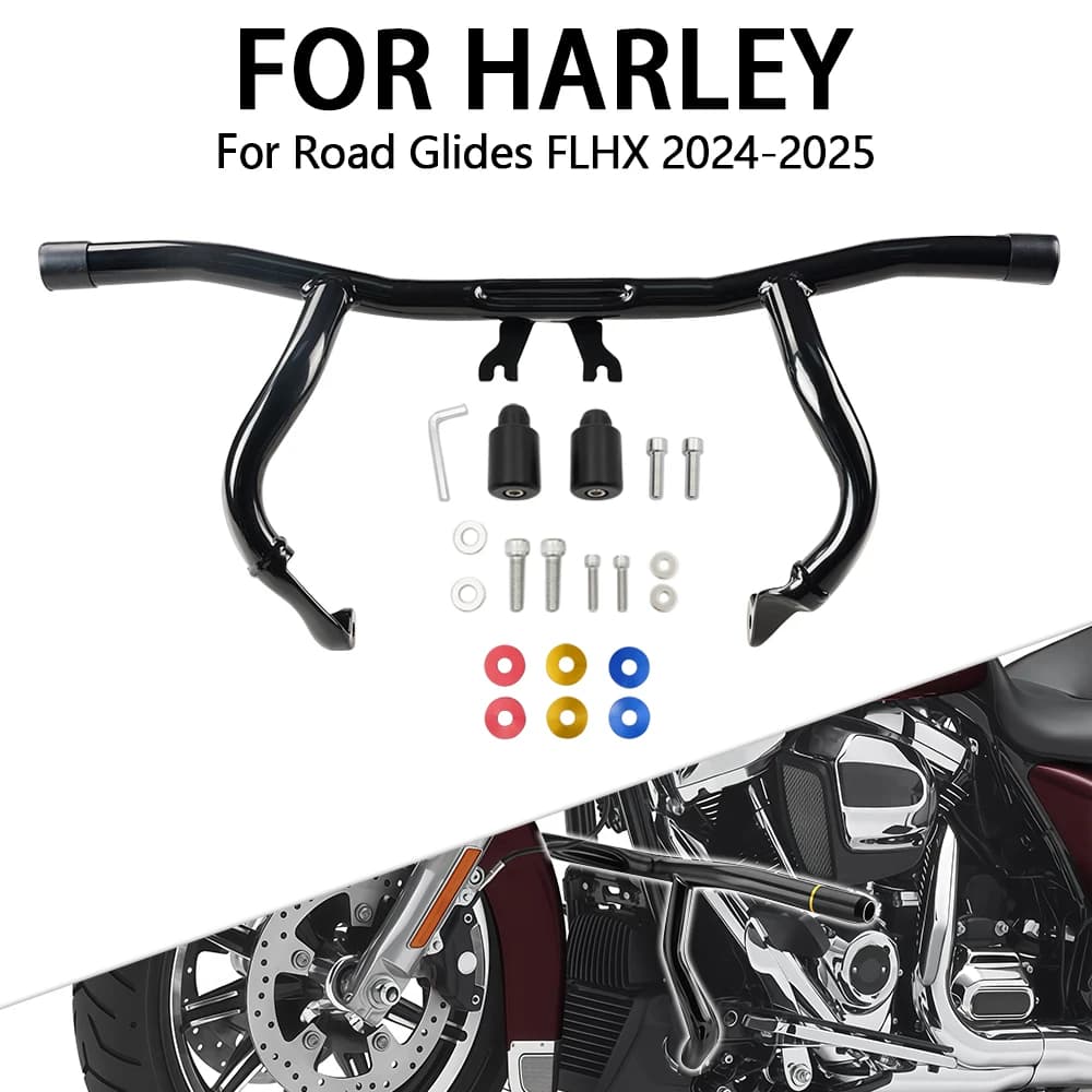 Barre plate de Protection contre les chocs du moteur, adaptée à Harley Touring CVO Road Glide FLTRXSTSE ST FLTRX Street Glide FLHX 2024 2025