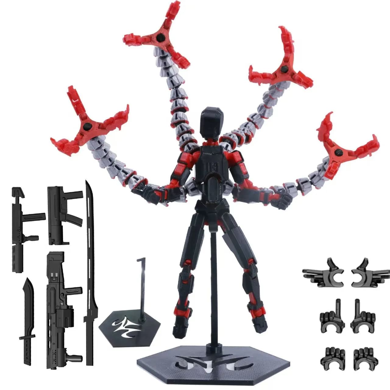 Figurines d'action Doctor Octopus 13 tentacules, série de jouets, mannequin imprimé en 3D, figurine articulée multi-points, décoration de bureau