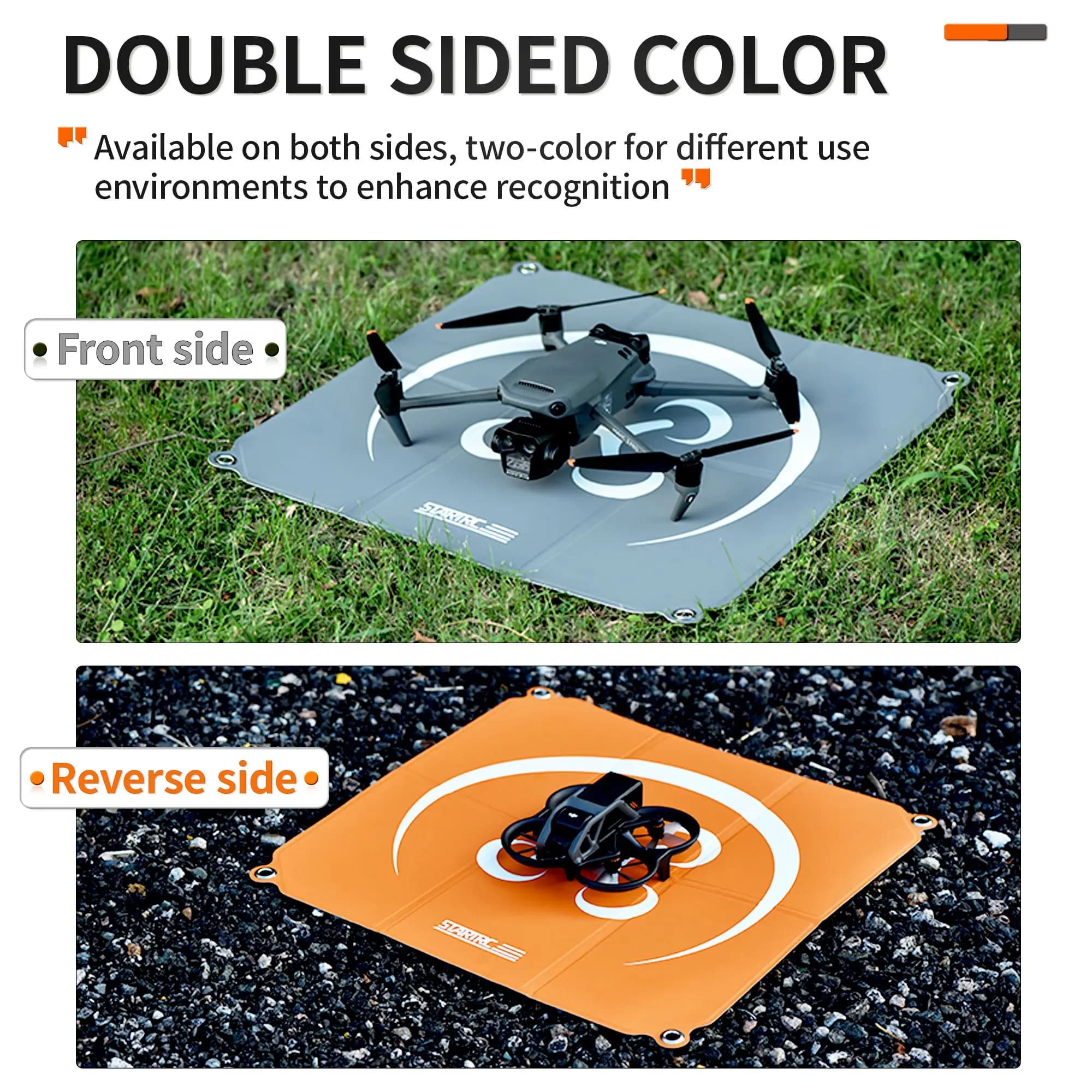Plateforme d'atterrissage pliable universelle pour drone 22'' pour DJI Neo 2/Air 2S 3S/Mavic 3 4 Pro/Mini 4 5 Pro/Avata 360 2 Accessoires FPV