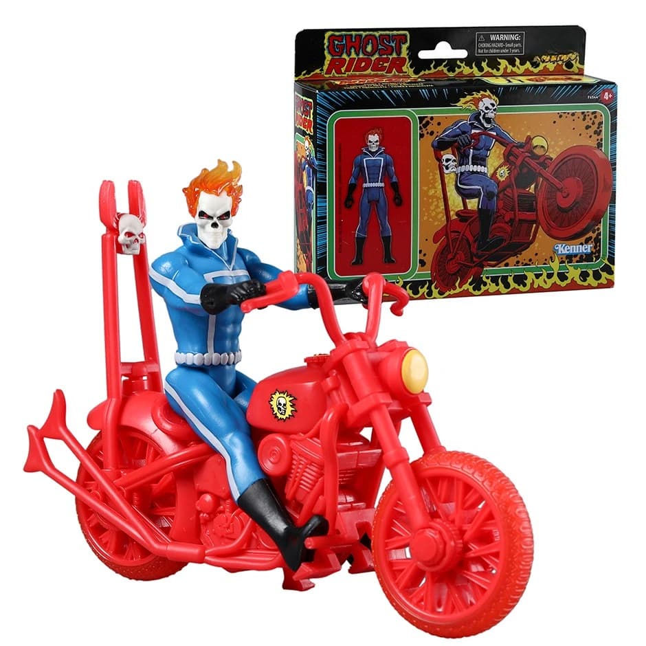 Kenner Marvel Legends Ghost Rider & Bike 3,75 en figurine
