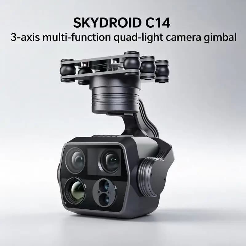 Caméra hybride Skydroid C14 à zoom visible et imagerie thermique haute résolution