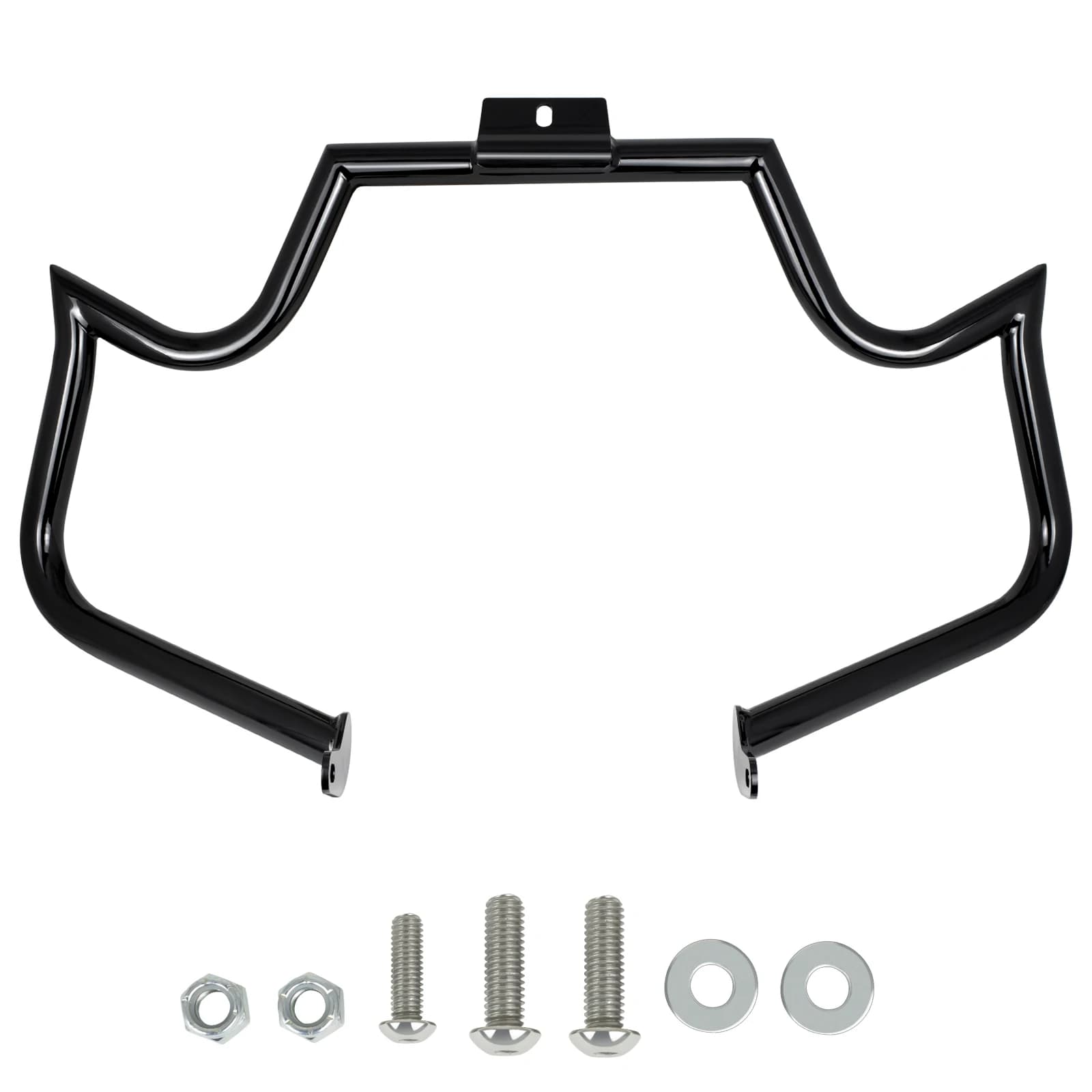 Barre de protection moteur Highway Bar compatible avec les modèles Harley Softail FL Fat Boy Heritage Softail Classic Slim Deluxe 2000-2017
