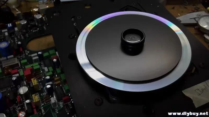 Stabilisateur de disque de pince de poids d'enregistrement en fibre de carbone