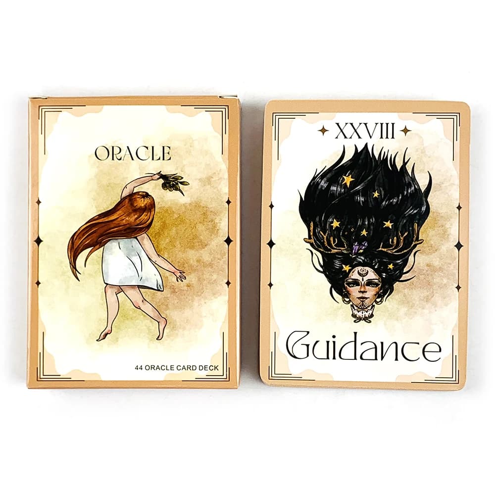 Jeu de société de divination avec 44 cartes Oracle
