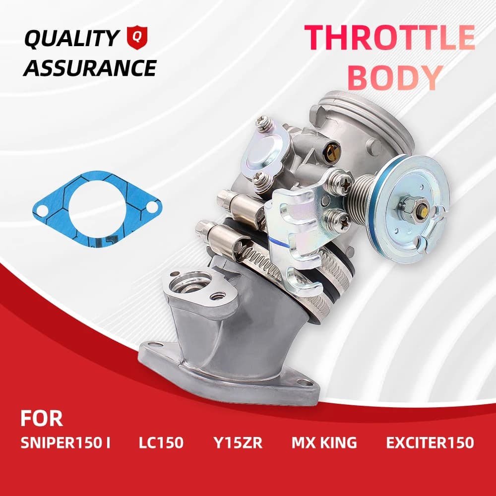 Boîtier de papillon de course 32 34 36 38 40mm pour YZF-R15 FZ150I LC150 Y15ZR SNIPER150 I EXCITER150 Jupiter MX KING