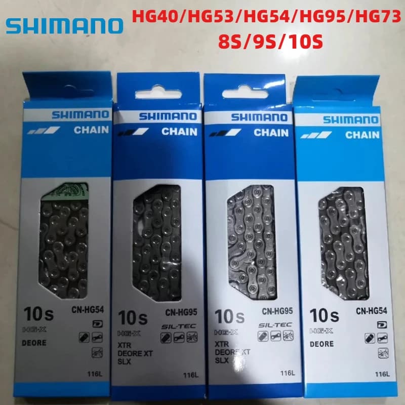 Chaîne de course Shimano 8/9/10 vitesses – Modèles HG40 HG54 HG95 HG53 HG73, 116 maillons optimisés pour la compétition et l'entraînement professionnels