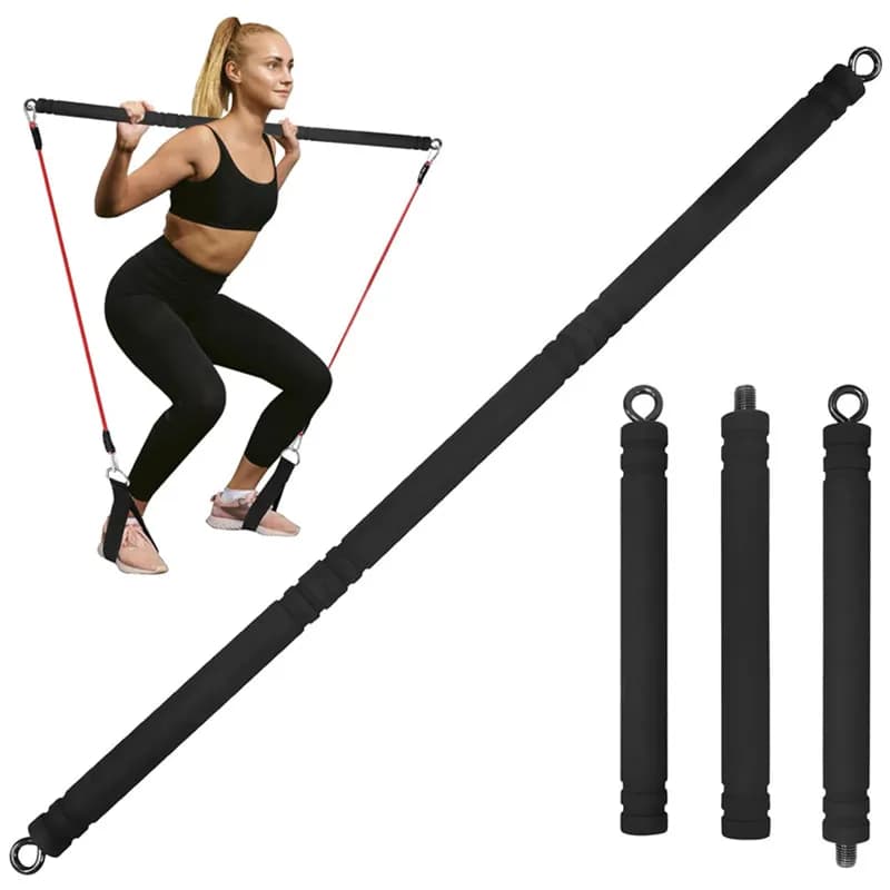 Barre de Pilates d'exercice pondérée Portable multifonctionnelle