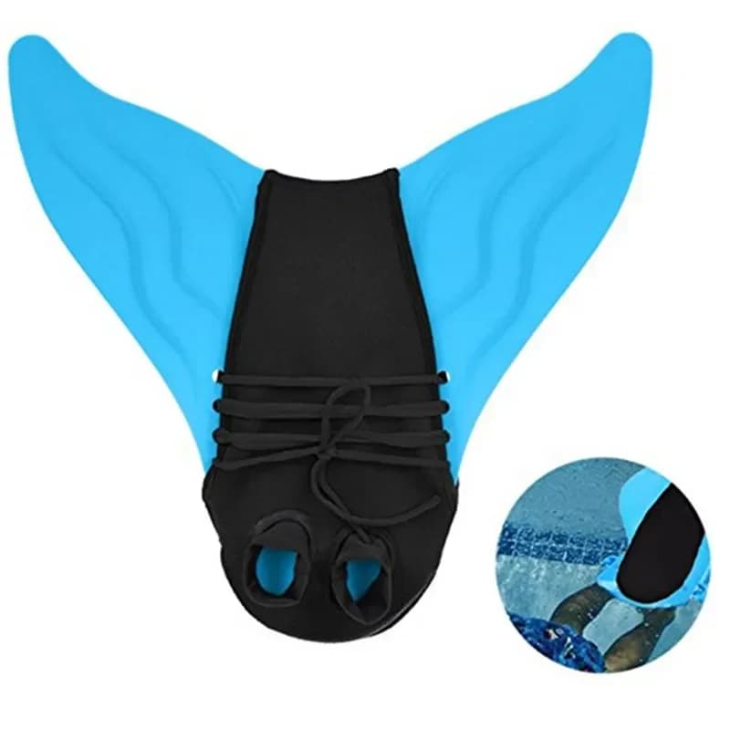 Palmes de natation pour enfants et adultes, Flipper d'entraînement, sirène, pied de natation, pieds de plongée, queue Monofin, fête à la piscine