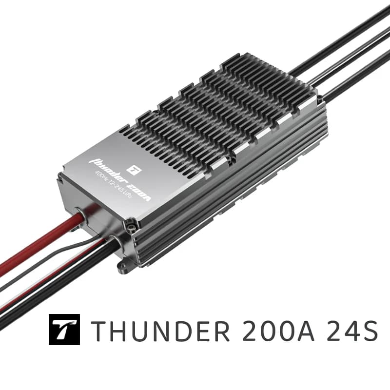 THUNDER 200A 24S T—MOTOR ESC haute puissance pour drones