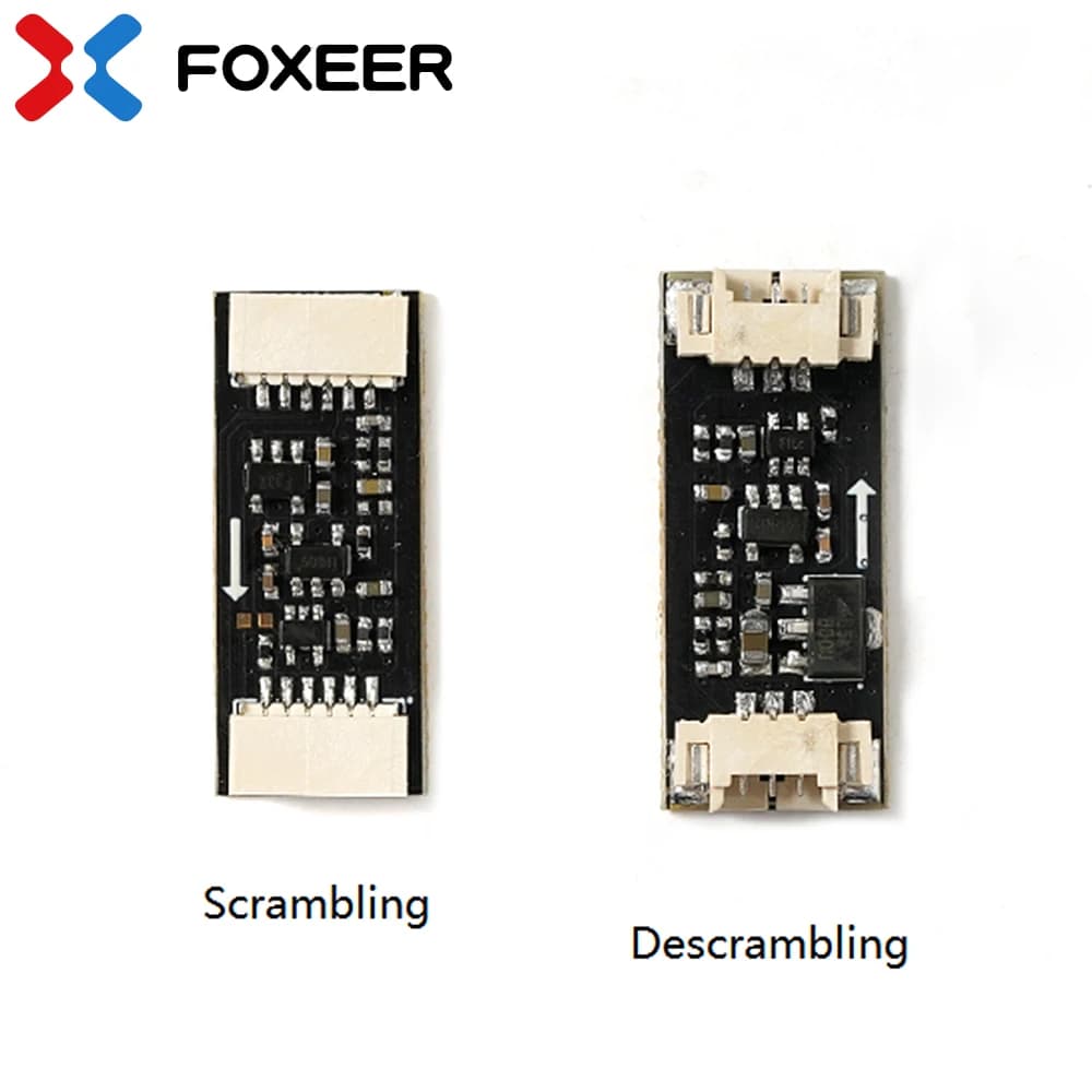 FOXEER Scrambler vidéo FPV, signal analogique, tension d'entrée 5V, tension de décryptage 5-36V pour drone de course FPV RC