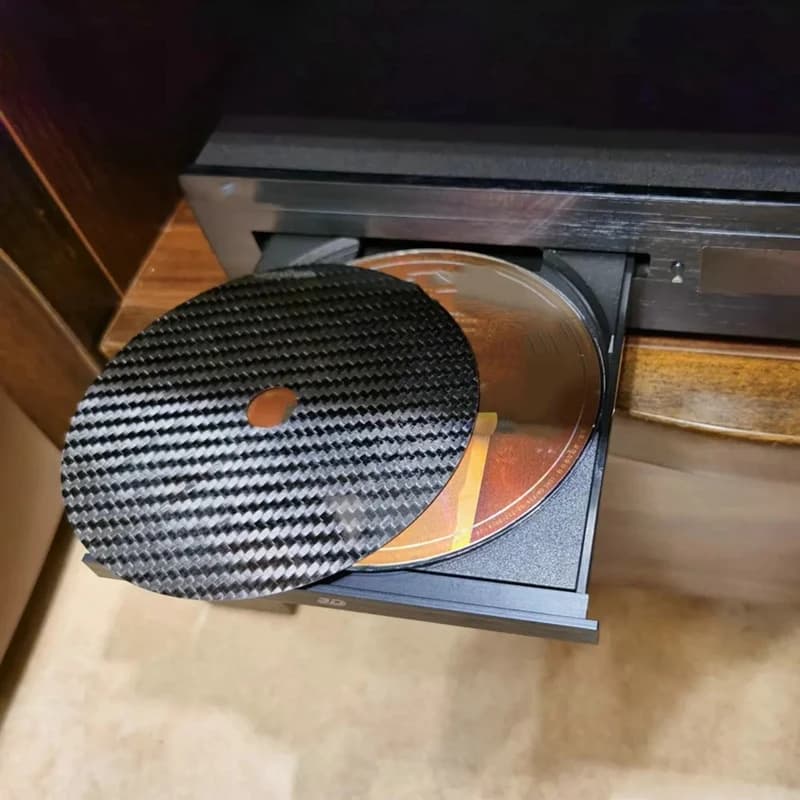 Tapis de disque de bande CD en Fiber de carbone haut de gamme
