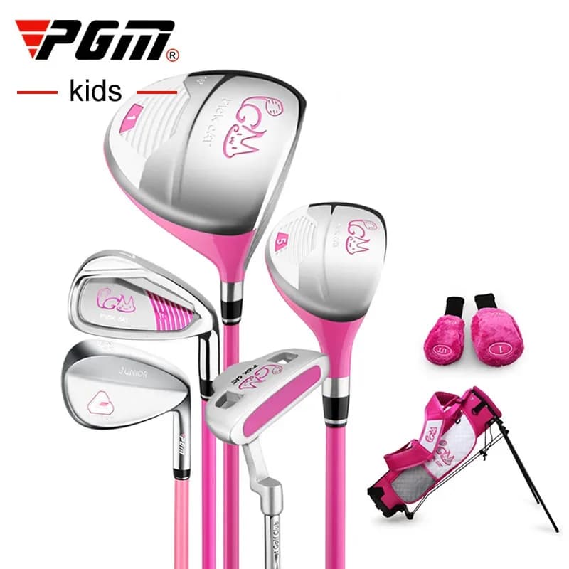 PGM 3-12 ans enfants Club de Golf ensemble enfants garçon fille débutant Golf formation bois fer Swing Putter sac cadeau JRTG007