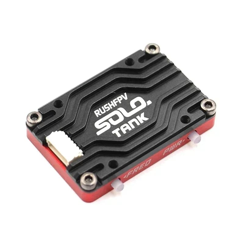 Émetteur vidéo RUSH Solo Tank 5,8 GHz 1,6 W, coque en aluminium CNC, micro intégré et refroidissement pour drone FPV